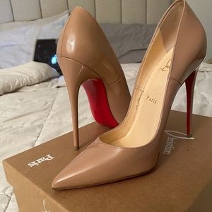 So Kate Christian Louboutin Heels Size 7 in Nude